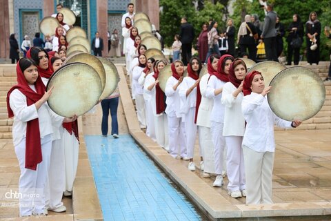 آئین گلباران آرامگان سعدی شیرازی