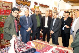 بازدید معاون عمرانی استاندار خراسان شمالی از خانه صنایع‌دستی جاجرمی