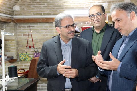 بازدید معاون عمرانی استانداری خراسان شمالی از خانه صنایع‌دستی جاجرمی