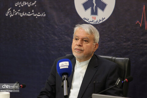 بازدید وزیر میراث‌فرهنگی از سازمان اورژانس کشور