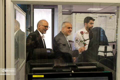 بازدید وزیر میراث‌فرهنگی از سازمان اورژانس کشور