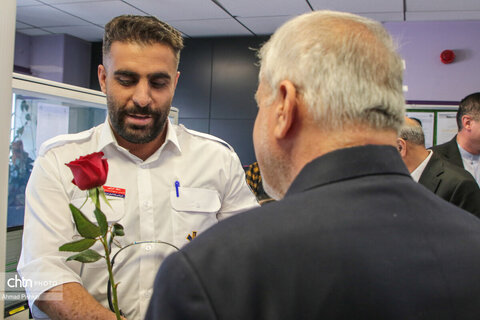 بازدید وزیر میراث‌فرهنگی از سازمان اورژانس کشور