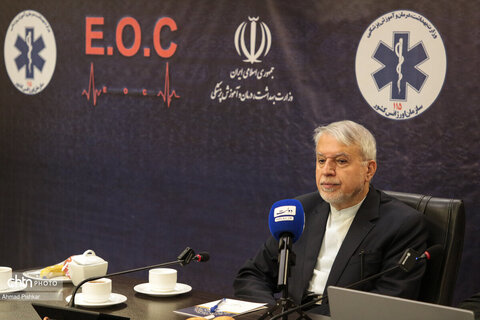 بازدید وزیر میراث‌فرهنگی از سازمان اورژانس کشور