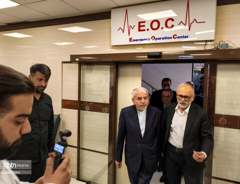 بازدید وزیر میراث‌فرهنگی از سازمان اورژانس کشور