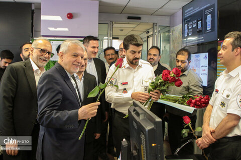 بازدید وزیر میراث‌فرهنگی از سازمان اورژانس کشور