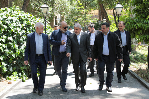 بازدید وزیر میراث‌فرهنگی از عمارت مسعودیه