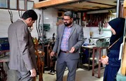 بازدید مدیرکل میراث‌فرهنگی استان مرکزی از کارگاه صنایع‌دستی