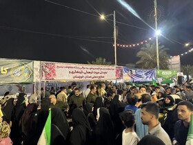 برپایی موکب اداره‌کل میراث‌فرهنگی خوزستان در اجتماع بزرگ «جان فدایان برای ایران امام رضایی»