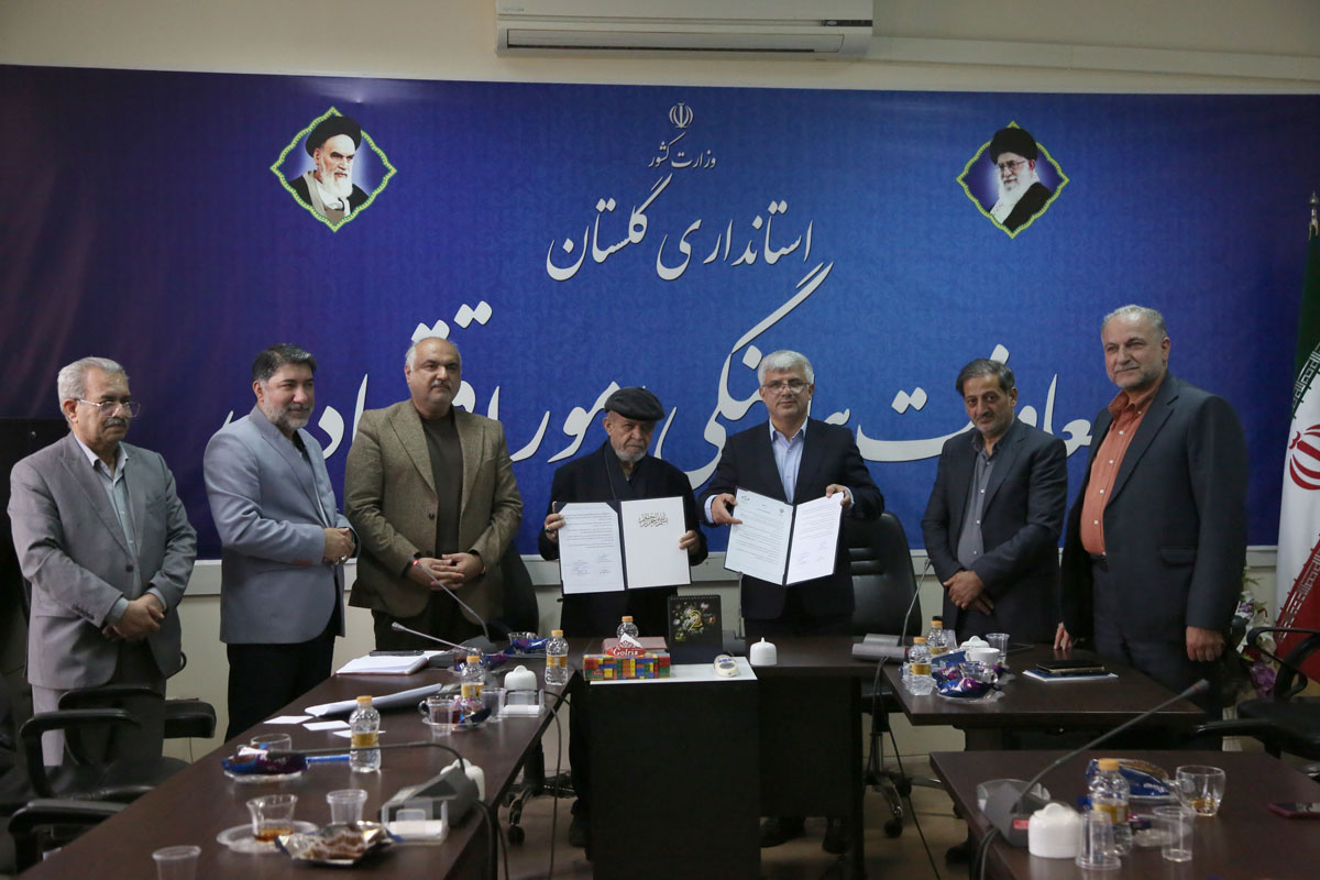 انعقاد تفاهمنامه سرمایهگذاری برای احداث تمپارک صنایعدستی در گلستان/ ورود سرمایهگذار به بزرگترین دهکده صنایعدستی شمالشرق کشور