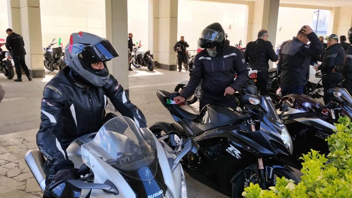 رالی تور موتورسیکلت «فلک‌الافلاک» به بروجرد رسید