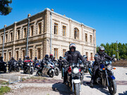 رالی گردشگری موتورسواران با محوریت آثار تاریخی آسیب‌دیده در لرستان برگزار شد