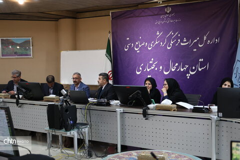 نشست با رئیس سازمان برنامه وبودجه استان چهارمحال وبختیاری