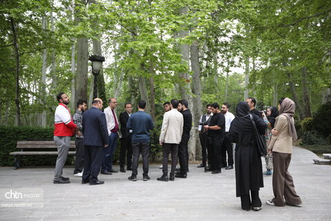 بازدید شورای مشاورین نسل z شورای اطلاع رسانی دولت از سعدآباد