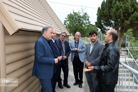 بازدید مدیرکل میراث‌فرهنگی خراسان شمالی از پروژه‌های گردشگری و صنایع‌دستی شهرستان شیروان