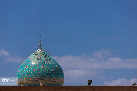 آسمان آبی اصفهان از فراز بناهای تاریخی
