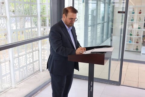 بازدید مدیر کل میراث فرهنگی،گردشگری و صنایع دستی استان البرز از موزه داروهای گیاهی بنیاد برکت