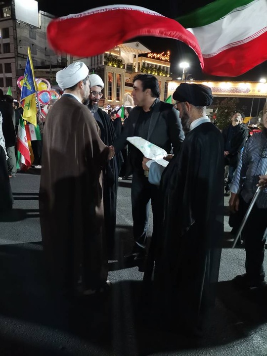 حضور اداره میراث‌فرهنگی شمیرانات در گردهمایی‌های مردمی شبانه با محوریت ایران‌دوستی