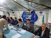 میز خدمت شبانه در پاکدشت برپا شد
