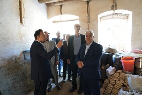 بازدید مدیرکل میراث فرهنگی گردشگری وصنایع دستی خراسان رضوی وشهردار ثامن از خانه های تاریخی مشهد