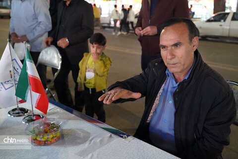 میز خدمت اداره کل میراث‌فرهنگی، گردشگری و صنایع‌دستی آذربایجان غربی در تجمعات شبانه