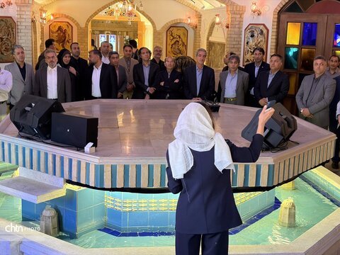 بازدید معاونت‌های گردشگری کل کشور از هتل سنتی گران میراث رشیدیه تهران