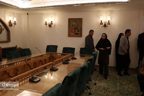 بازدید معاونت‌های گردشگری کل کشور از هتل سنتی گران میراث رشیدیه تهران