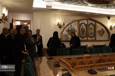 بازدید معاونت‌های گردشگری کل کشور از هتل سنتی گران میراث رشیدیه تهران