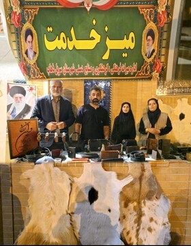 برپایی میز خدمت میراث‌فرهنگی در اجتماع منتقمون سرپل‌ذهاب