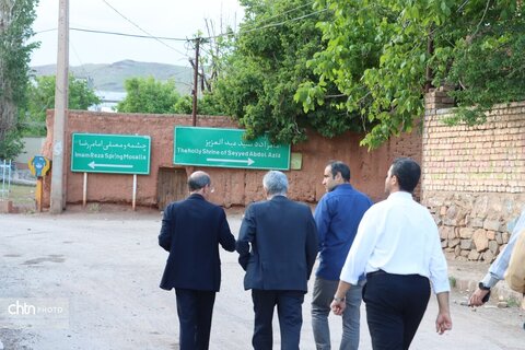 تور آشناسازی گردشگری زیارتی ملک آباد مشهد برگزار شد