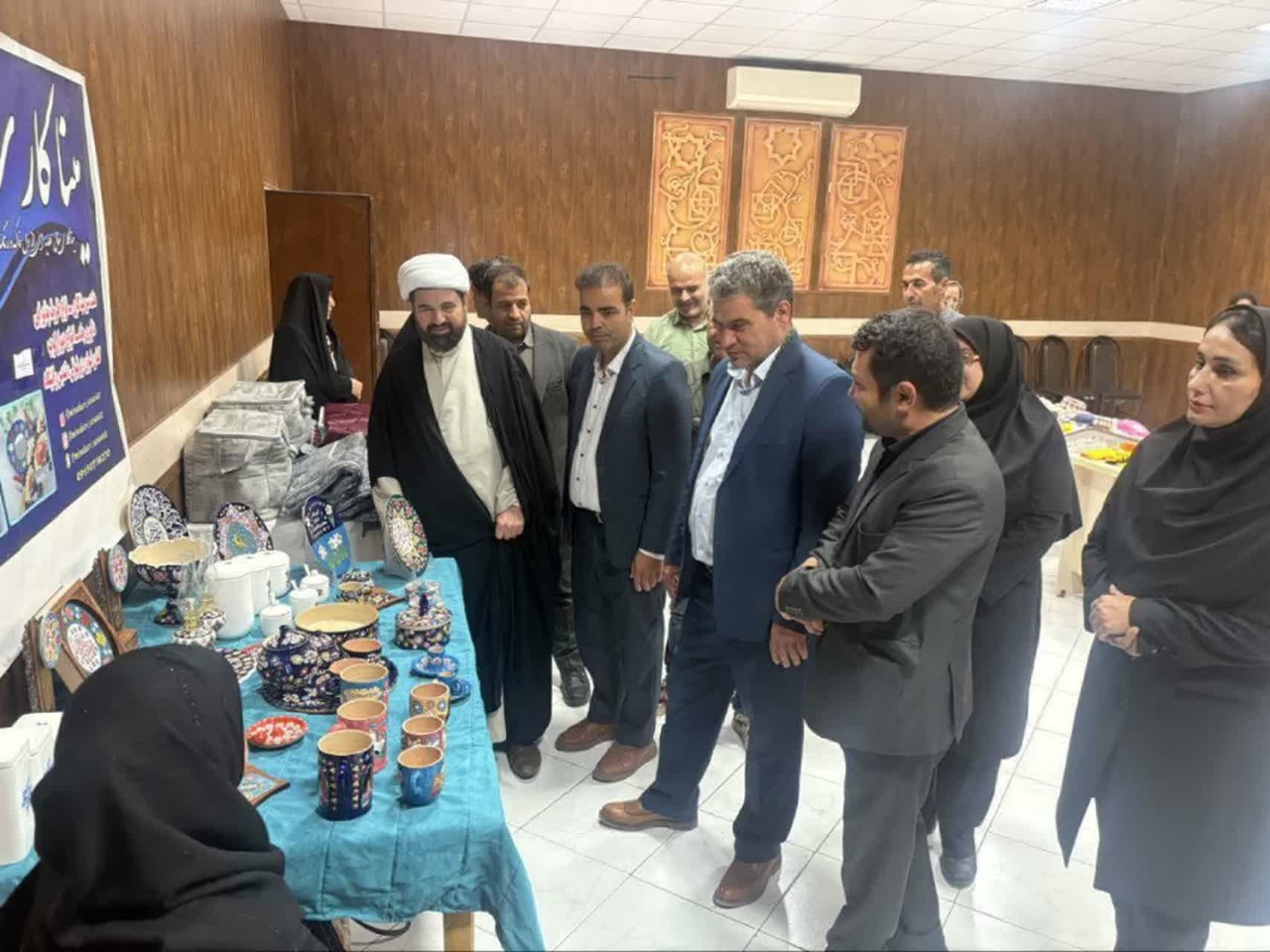 برپایی نمایشگاه مهارت‌های مشاغل خانگی در فاروج