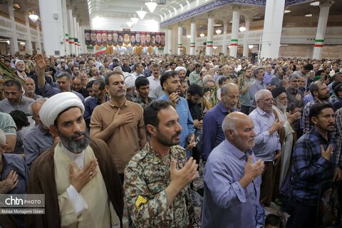 مراسم اربعین شهید امیر موسوی در قم