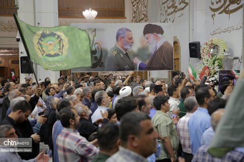 مراسم اربعین شهید امیر موسوی در قم