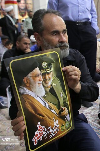 مراسم اربعین شهید امیر موسوی در قم