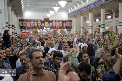 مراسم اربعین شهید امیر موسوی در قم