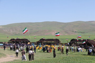جشنواره ایلات و عشایر استان قزوین در روستای ییلاقی گلدره بخش کوهین