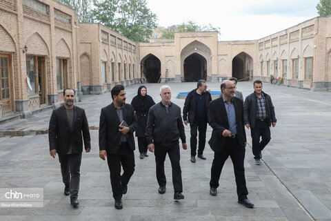 بازدید مدیرعامل صندوق احیا از بناها و اماکن تاریخی مشگین شهر