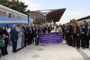 حرکت قطار گردشگری ویژه بزرگداشت ملی خیام و هفته میراث فرهنگی در خراسان رضوی