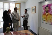 مشاور وزیر میراث‌فرهنگی از خانه‌موزه شهید بابایی بازدید کرد