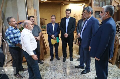 میراث در کانون توجه؛ بازدید میدانی استاندار یزد از مخازن امن و کارگاه‌های هنری
