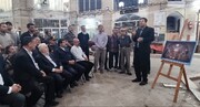 قائم‌مقام وزیر و معاون میراث‌فرهنگی از بازار تیمچه قم بازدید کرد