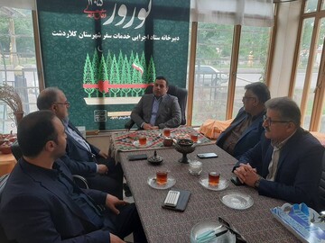 دیدار مشاور وزیر میراث‌فرهنگی با رئیس و کارکنان اداره‌ میراث‌فرهنگی شهرستان کلاردشت