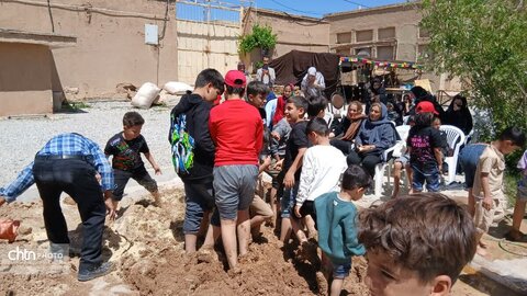 برگزاری کارگاه خشت زنی در مجموعه تاریخی فرهنگی چالشتر