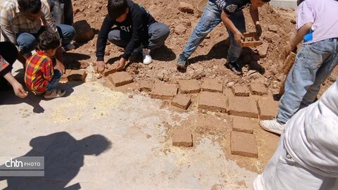 برگزاری کارگاه خشت زنی در مجموعه تاریخی فرهنگی چالشتر