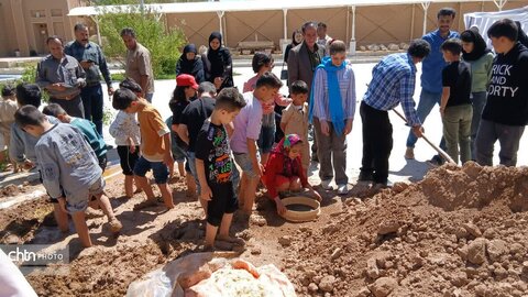 برگزاری کارگاه خشت زنی در مجموعه تاریخی فرهنگی چالشتر