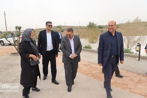 بازدید مدیرکل میراث فرهنگی،گردشگری و صنایع دستی استان البرز از غارعای دستکند اشتهارد