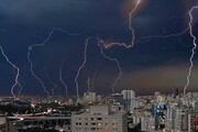 رگبار باران و رعد و برق در برخی مناطق نوار شمالی کشور