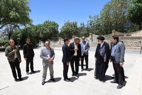 بازدید حجت‌الاسلام سید ابوالحسن فاطمی امام جمعه شهرکرد ونماینده ولی فقیه در استان از اداره کل میراث فرهنگی،گردشگری وصنایع دستی