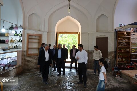 افتتاح بوم گردی بام های طلایی در بازدید میدانی مدیرکل ومعاونان به شهرستان های زبرخان شهر خر خراسان رضوی