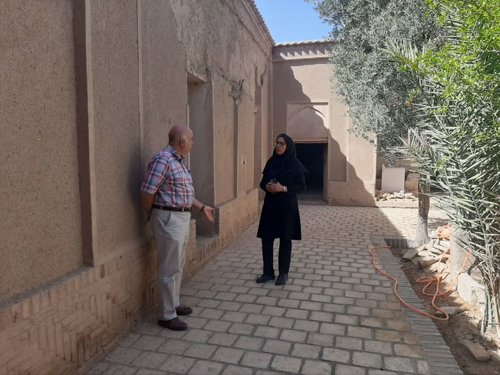 بازدید ناظر شهرستان خوسف از آثار تاریخی و بررسی روند مرمت‌ بناهای تاریخی