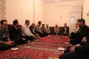 دیدار مدیرکل میراث‌فرهنگی استان همدان با خانواده شهید قادری